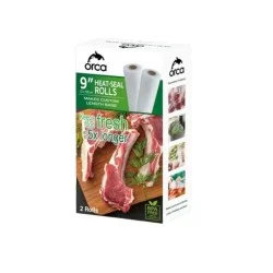 Vacuum packaging roll 23x500 cm Quantity: 2 rolls by Orca - Transparent